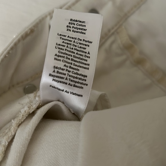 💗TALBOTS! EUC! ‘Flawless’ Slim Ankle, Winter White, Jeans! Like New! Size 2!💗 - Picture 3 of 3